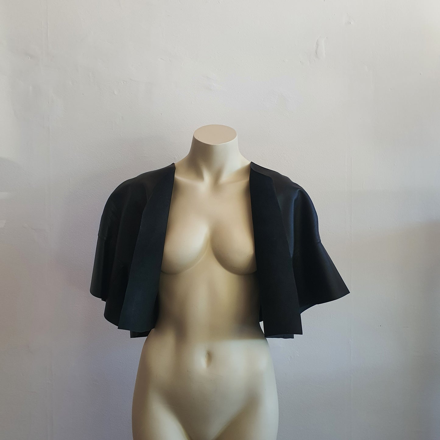 Trelise Cooper Leather Cape Jacket (14)