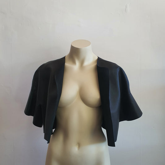 Trelise Cooper Leather Cape Jacket (14)