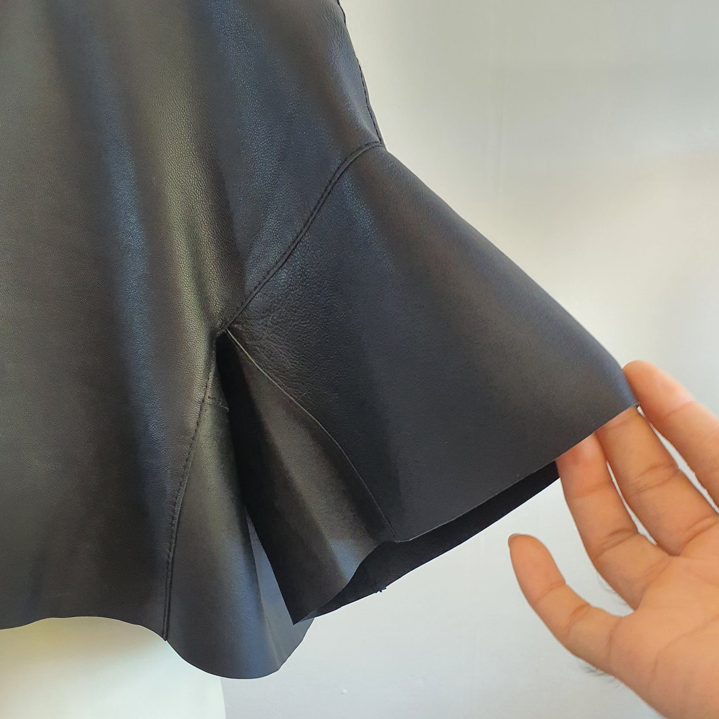 Trelise Cooper Leather Cape Jacket (14)