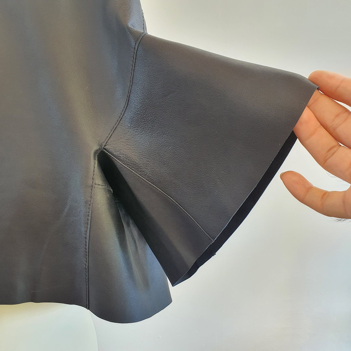 Trelise Cooper Leather Cape Jacket (14)