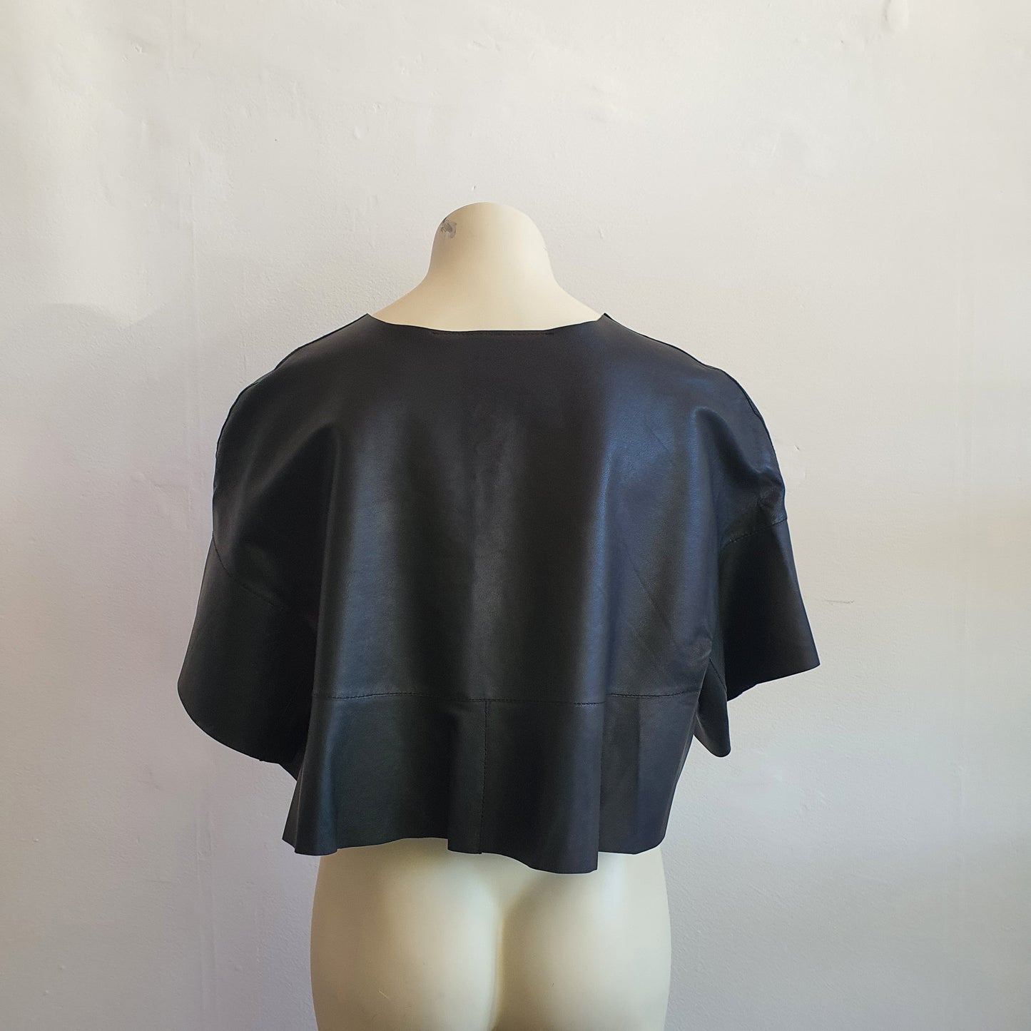 Trelise Cooper Leather Cape Jacket (14)