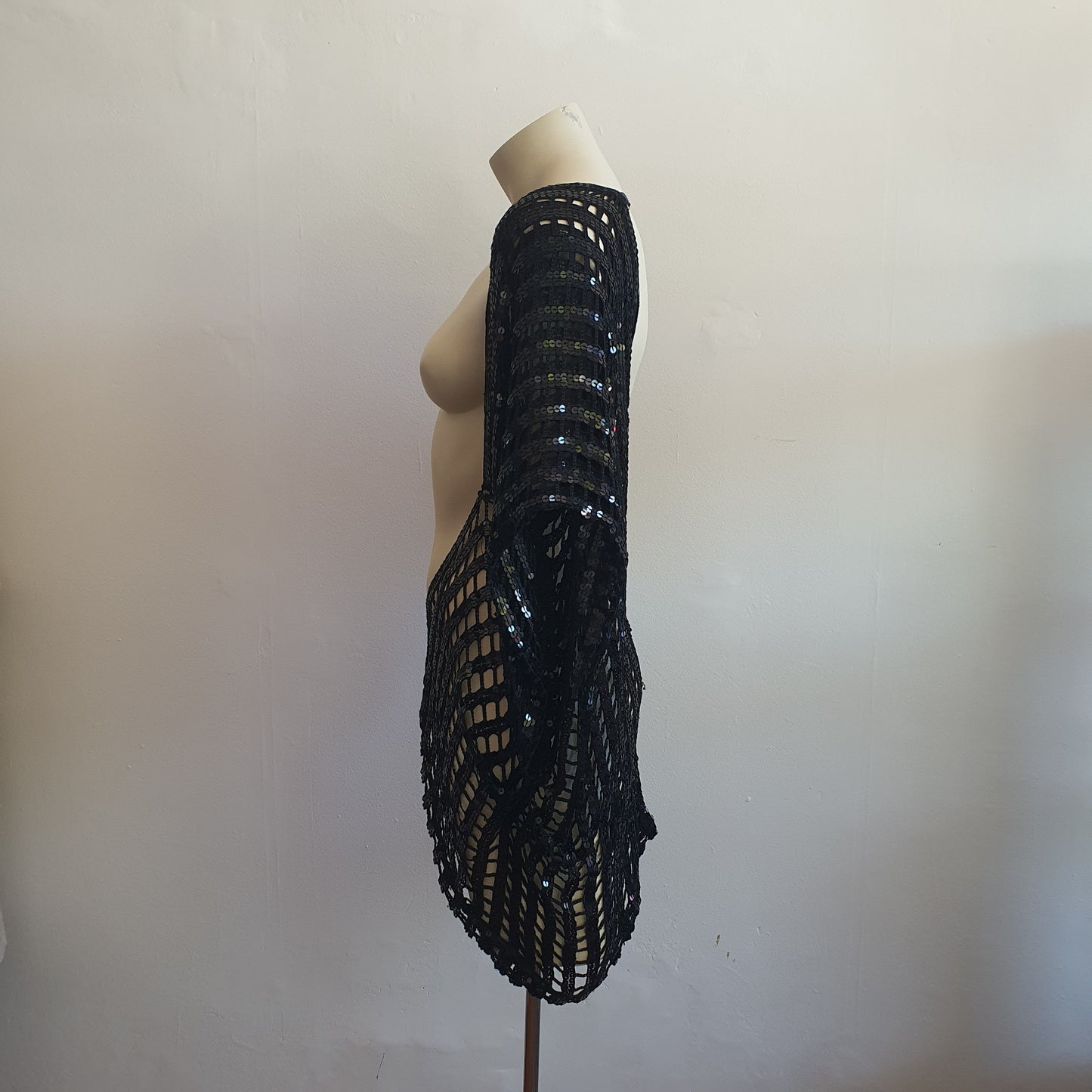 Vintage Sequin Batwing Top/Dress (o/s)