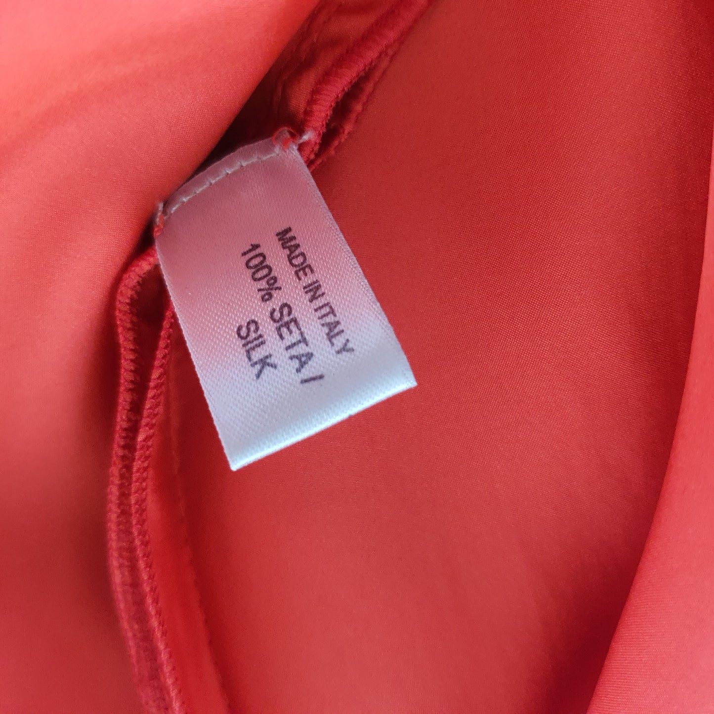 Bottega Veneta Crimson Silk Dress (10)