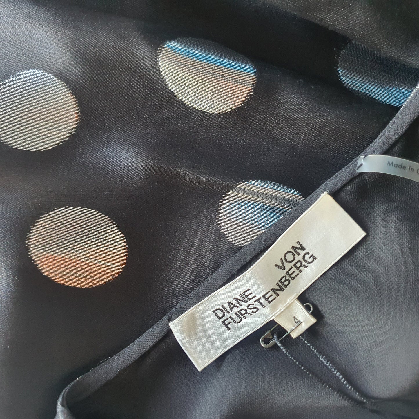 Diane Von Furstenberg Polka Dot Silk Dress (8)