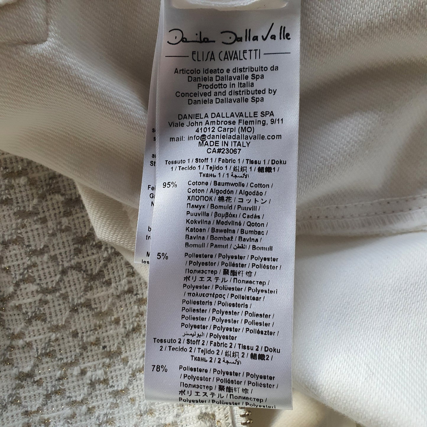 Elisa Cavaletti Cream Embroidered Stone Jacket (16)