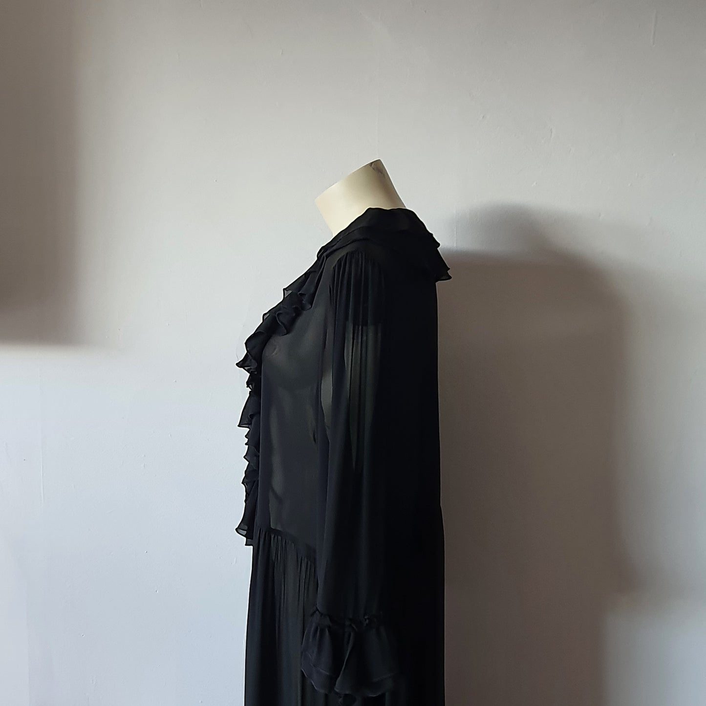 Trelise Cooper Black Ruffle Dress (18)