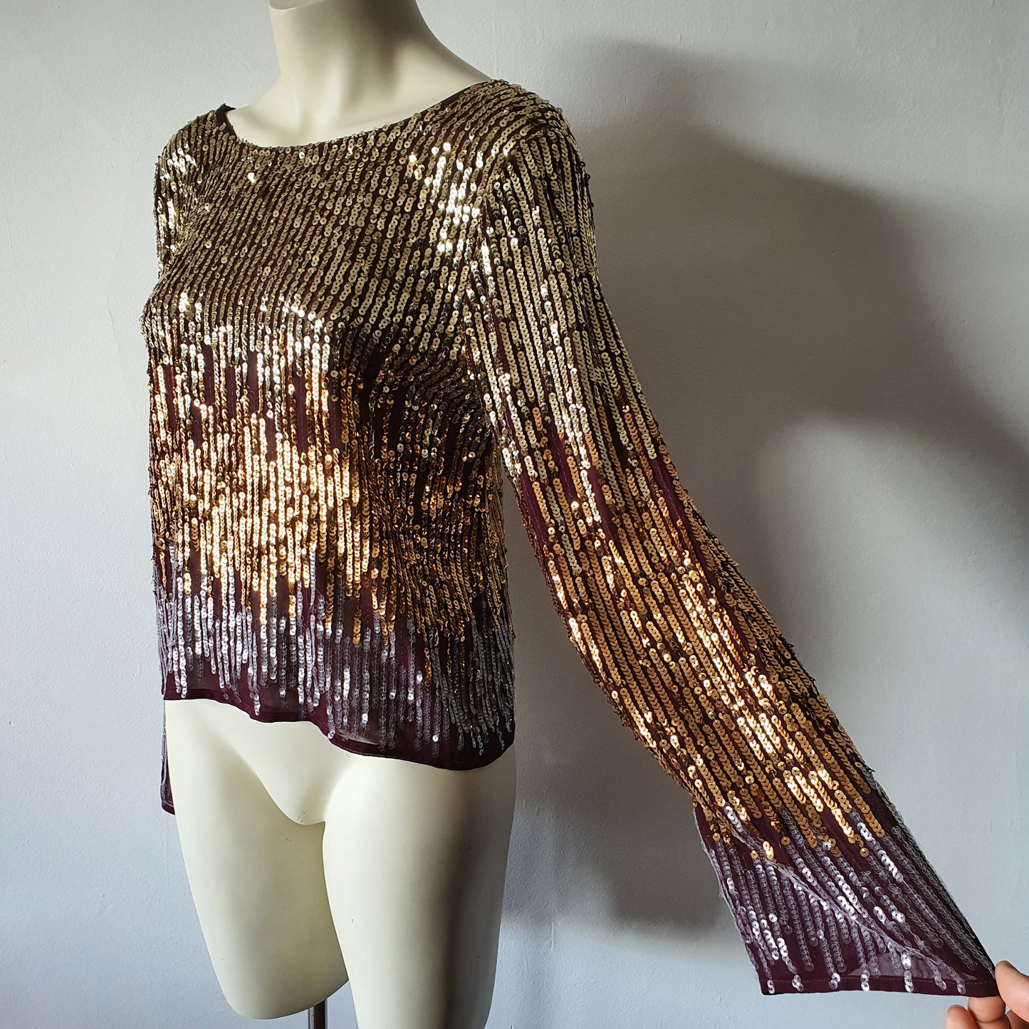 Rixo London Sequin Bettina Top (8)
