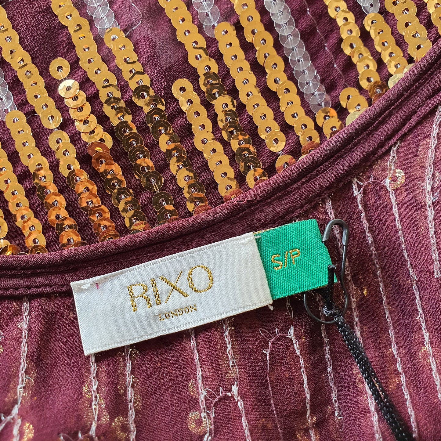 Rixo London Sequin Bettina Top (8)