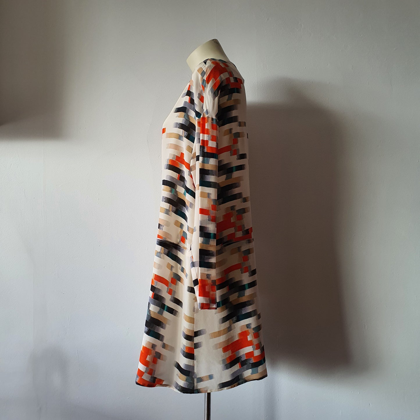 Cacharel Silk Abstract Print Dress (12)
