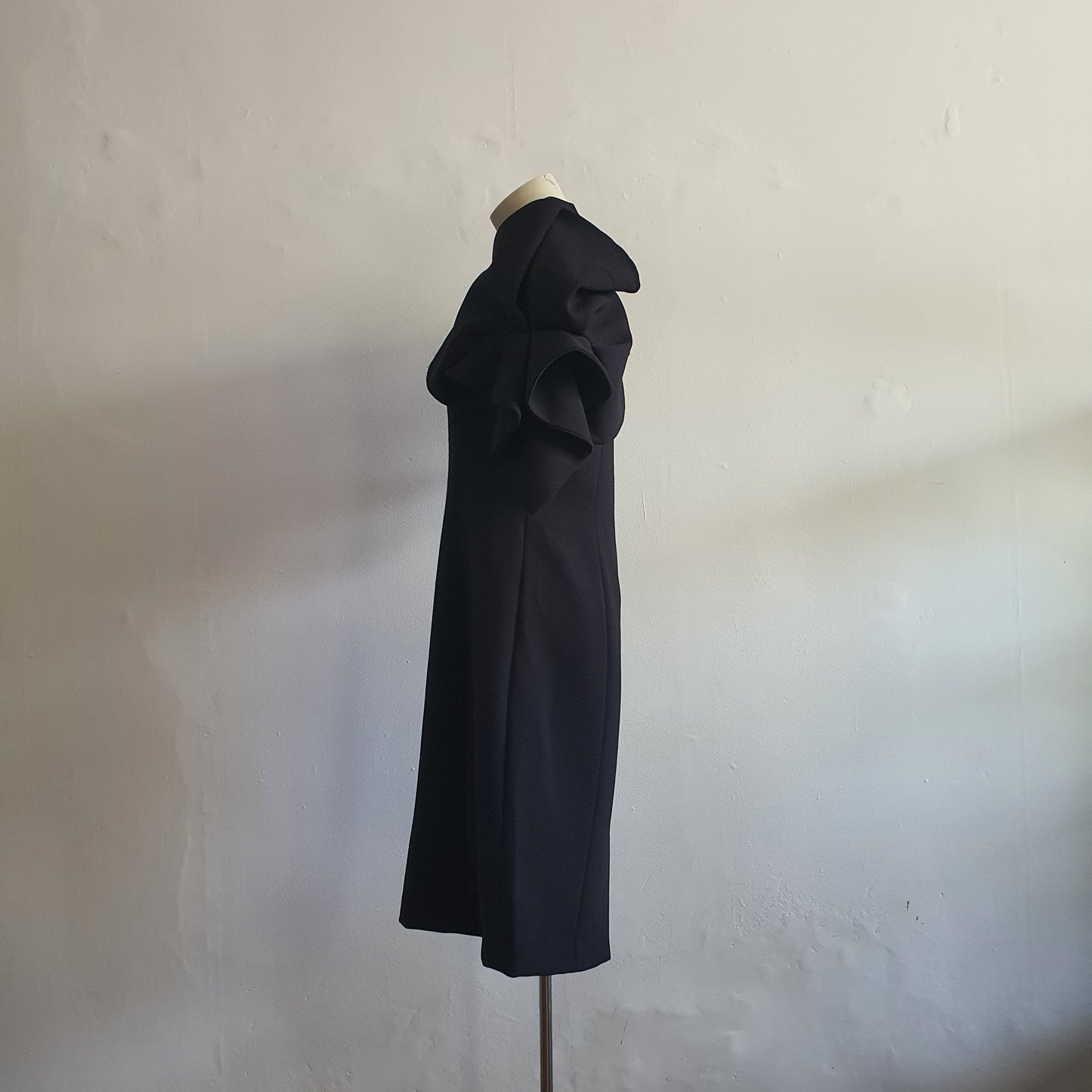 Badgley Mischka Black Origami Dress (12)
