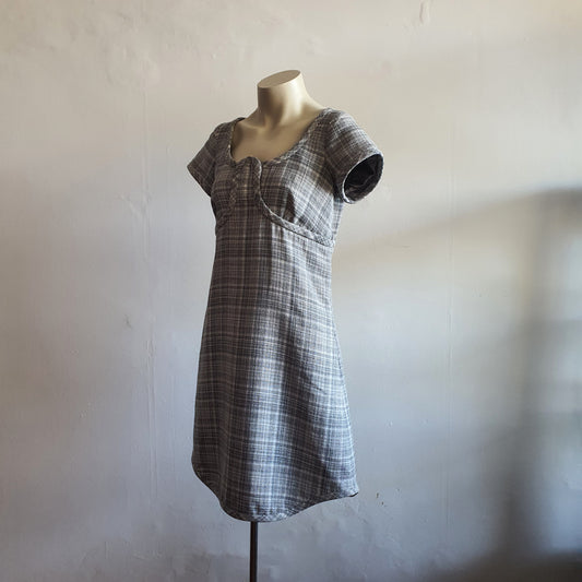 Marc Jacobs Bustier Wool Check Dress (8)