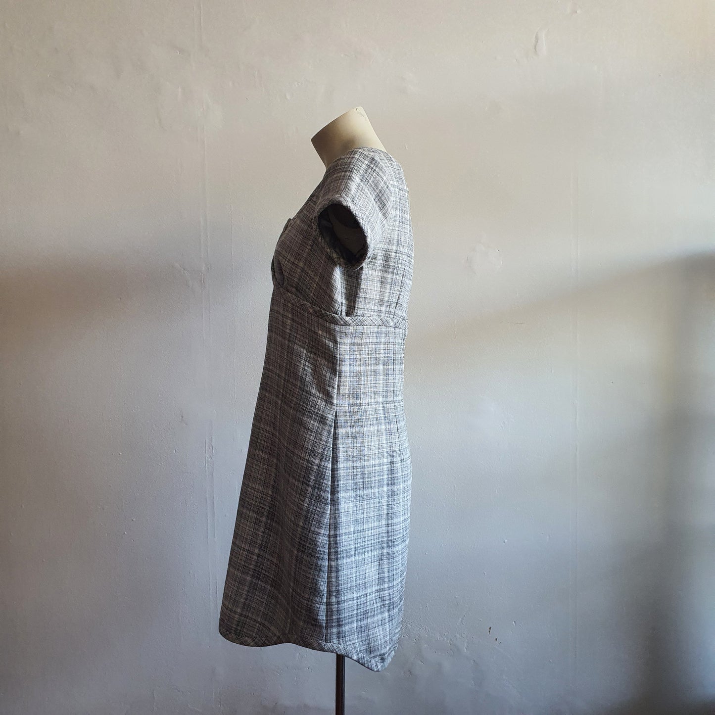 Marc Jacobs Bustier Wool Check Dress (8)
