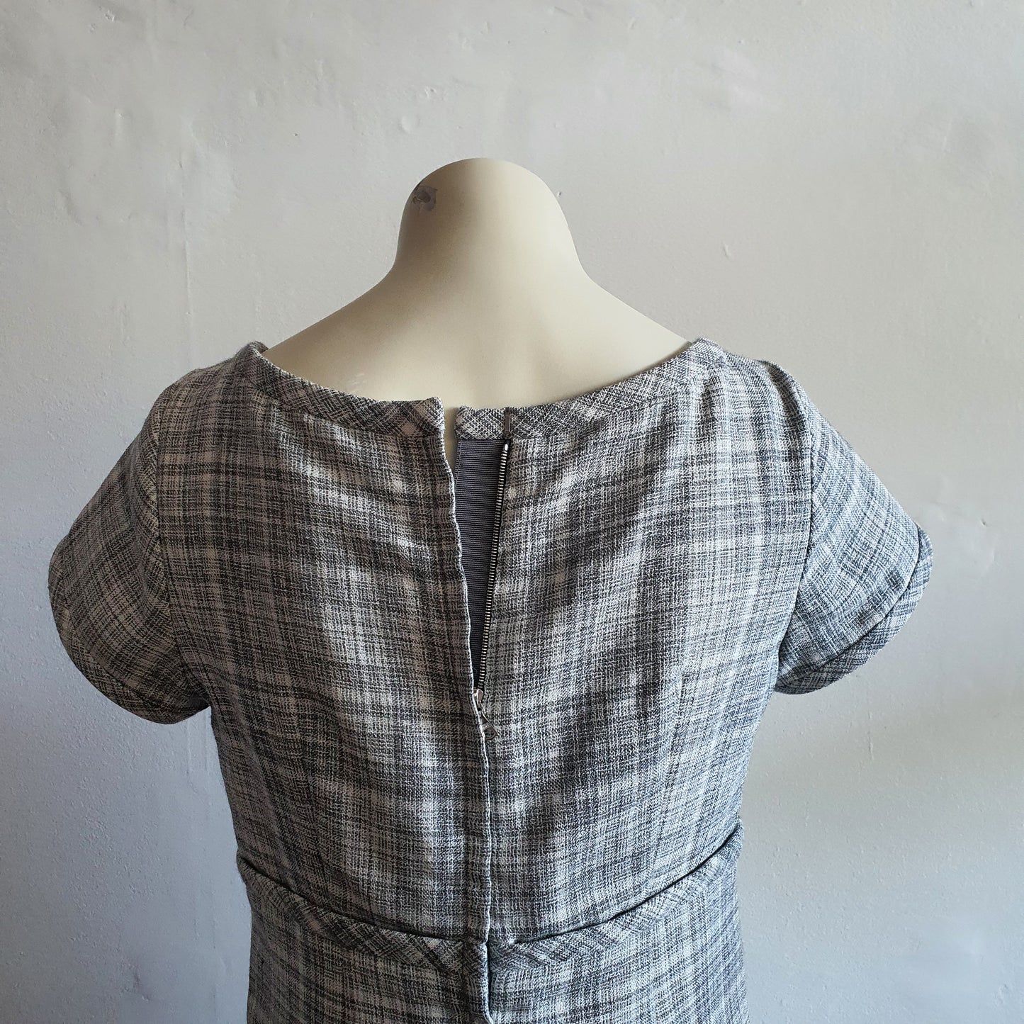Marc Jacobs Bustier Wool Check Dress (8)