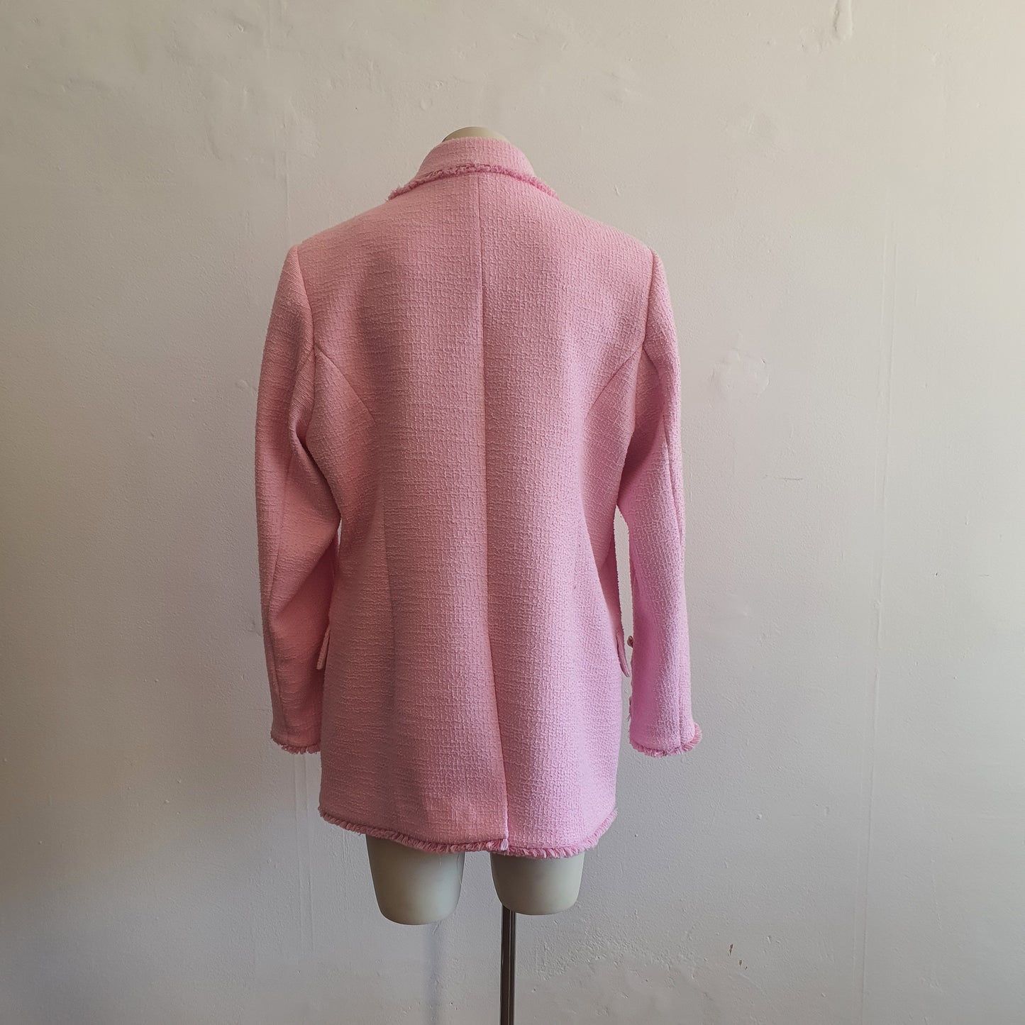 Rebecca Vallance Barbie Pink Tweed Jacket BNWT (16)