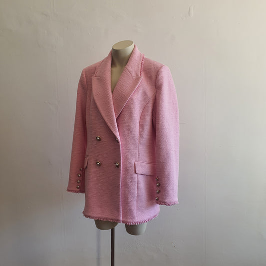 Rebecca Vallance Barbie Pink Tweed Jacket BNWT (16)