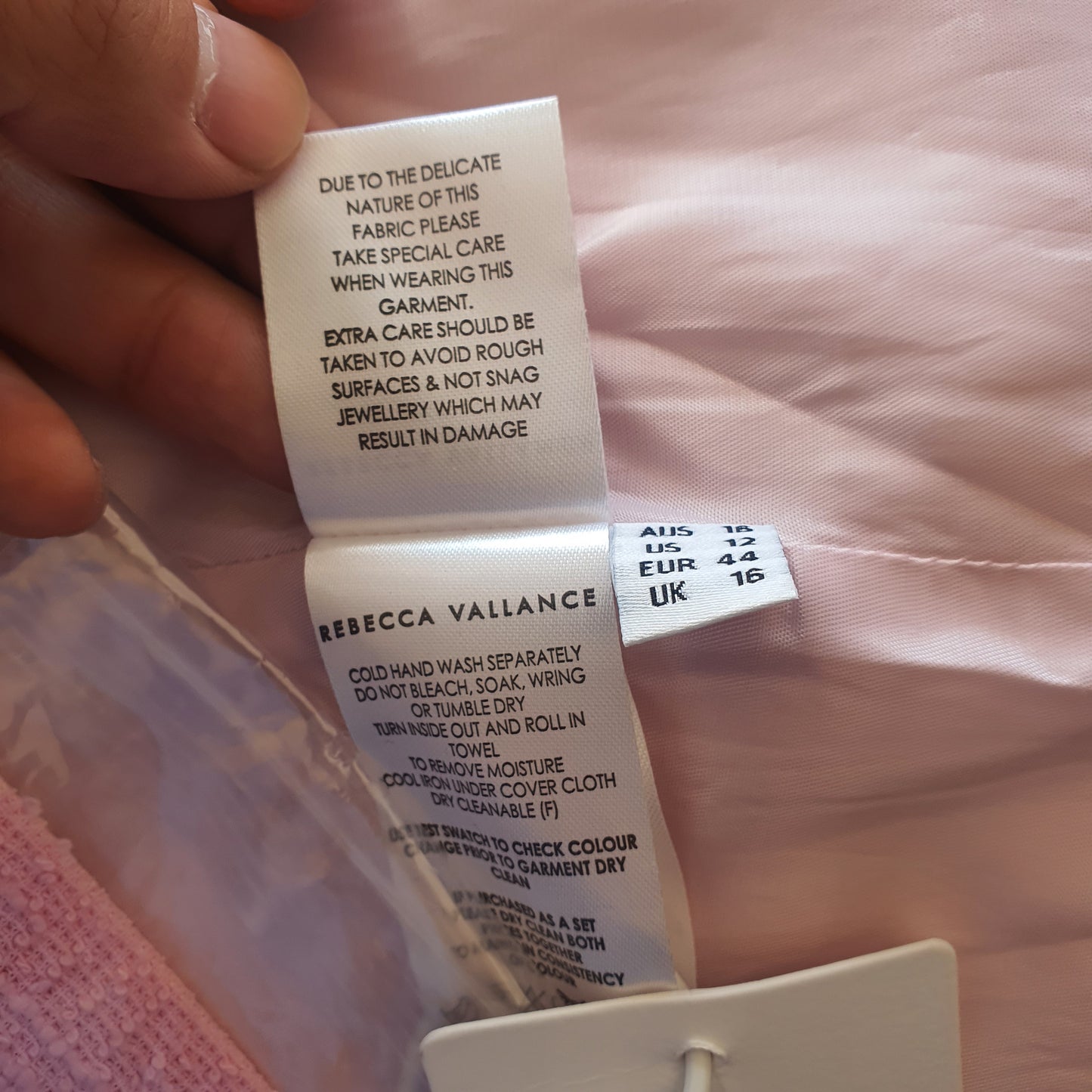 Rebecca Vallance Barbie Pink Tweed Jacket BNWT (16)