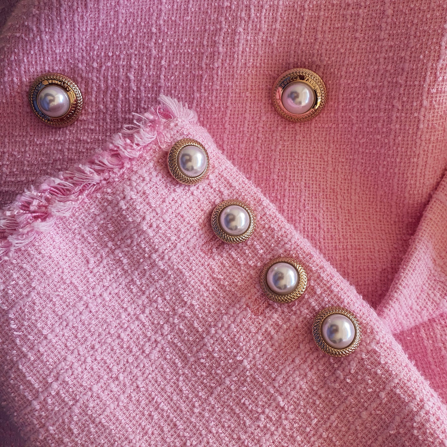 Rebecca Vallance Barbie Pink Tweed Jacket BNWT (16)