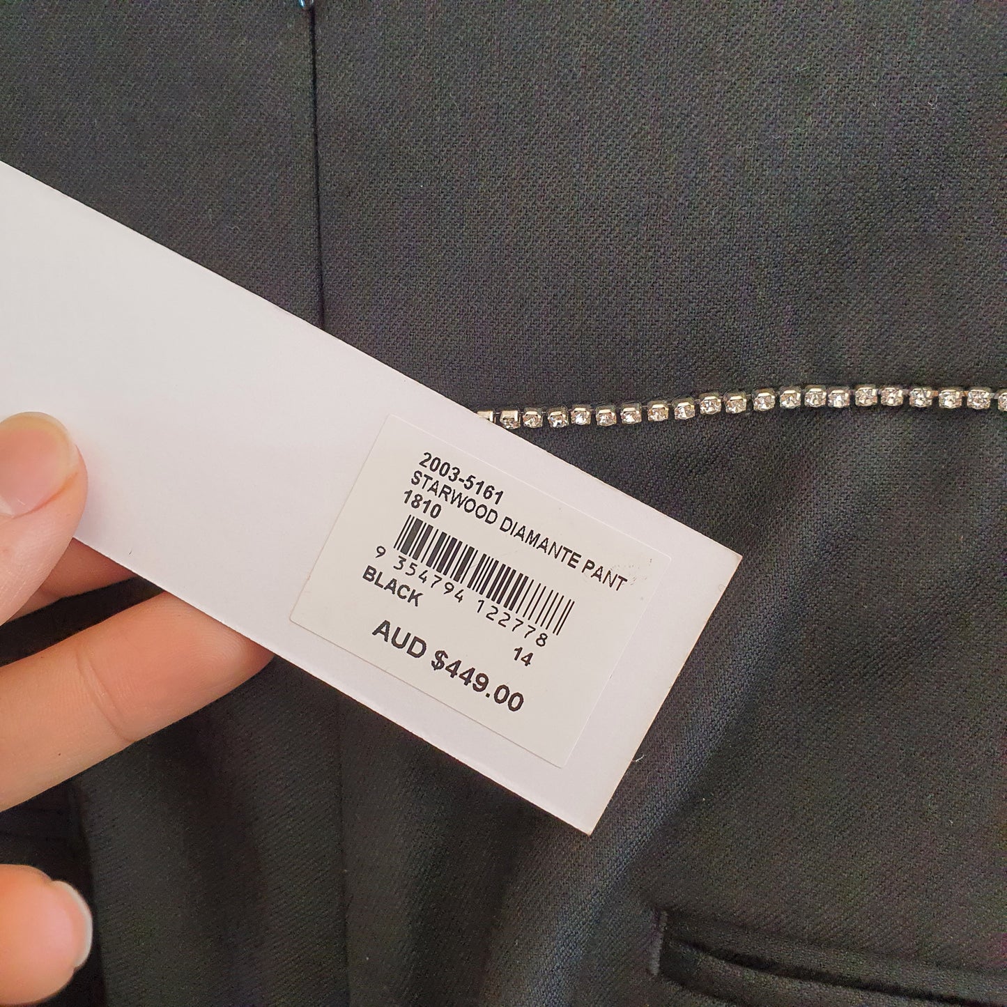 Rebecca Vallance Diamante Wool Pants (14)