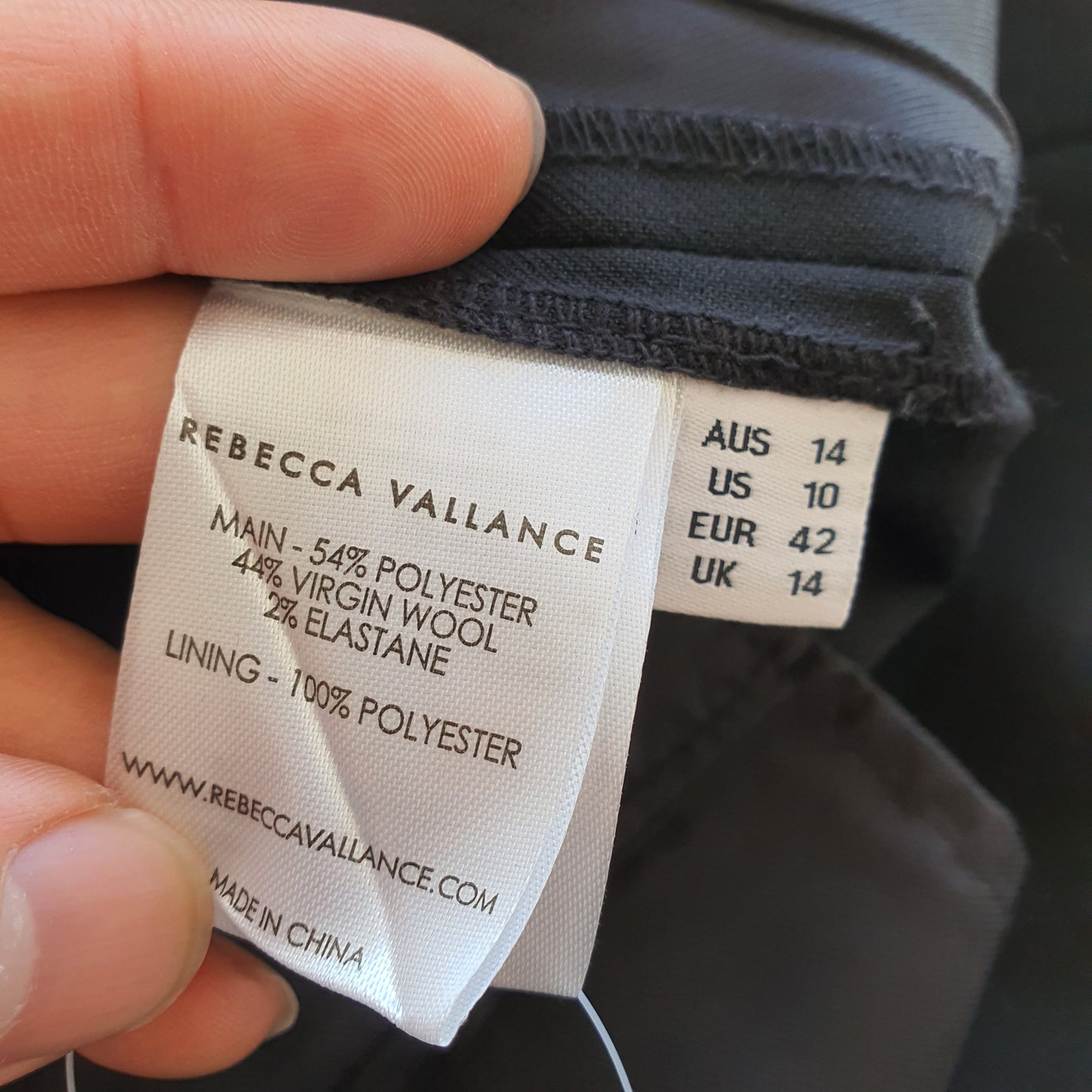 Rebecca Vallance Diamante Wool Pants (14)
