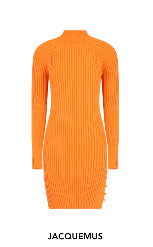 Jacquemus La Robe Pigolo Knit Dress AU6