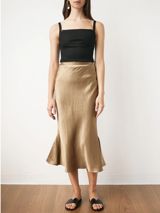 Christopher Esber Gold Bias Skirt (8)