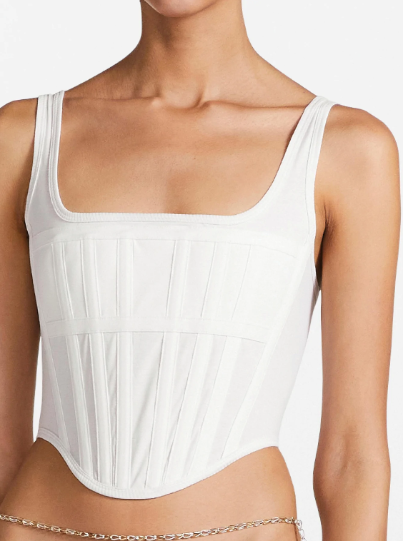 Dion Lee Cotton Corset Tank