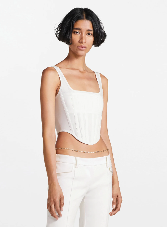 Dion Lee Cotton Corset Tank