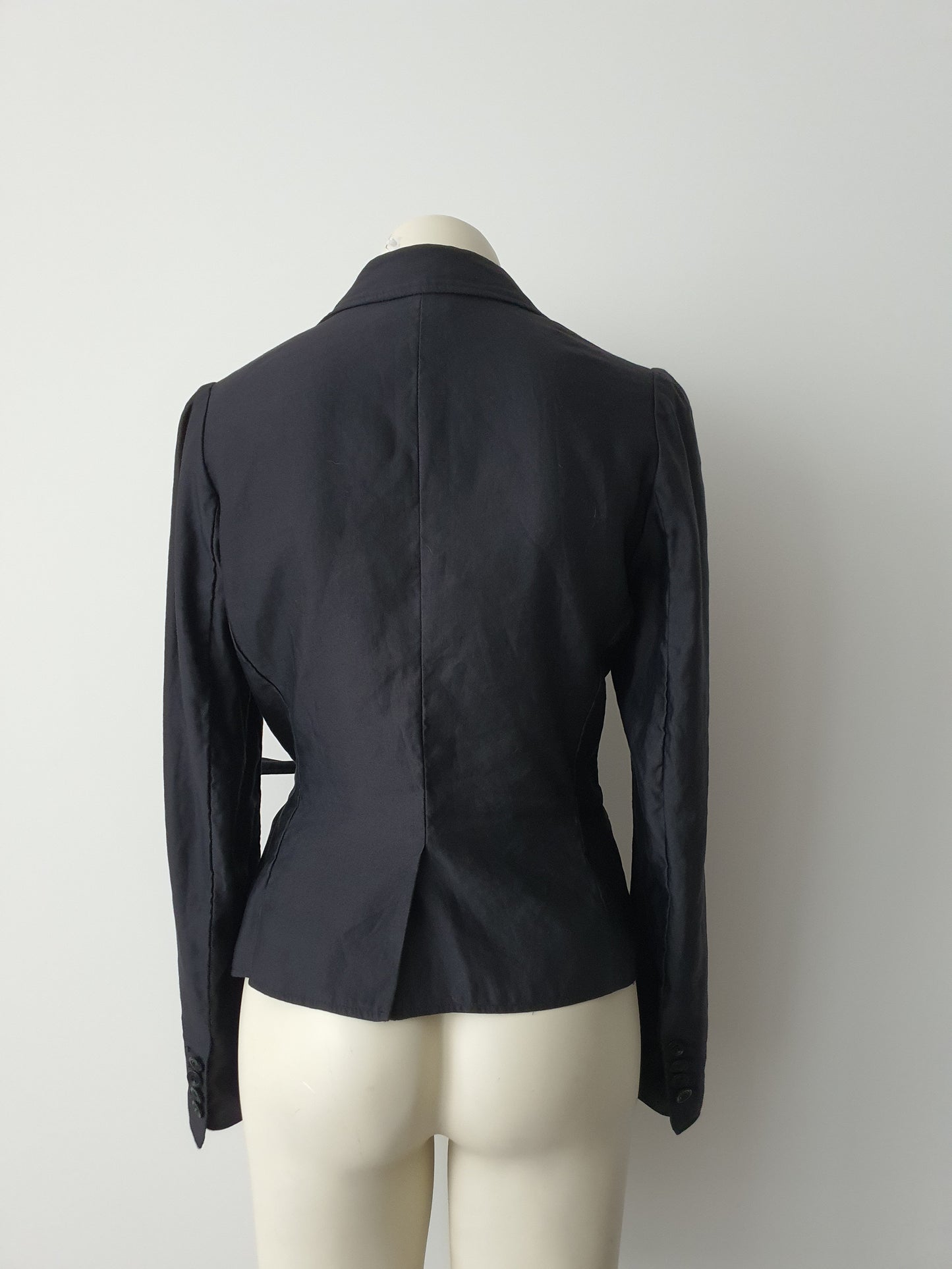 Dries Van Noten Blk Classic w/ Twist Blazer AU8/10