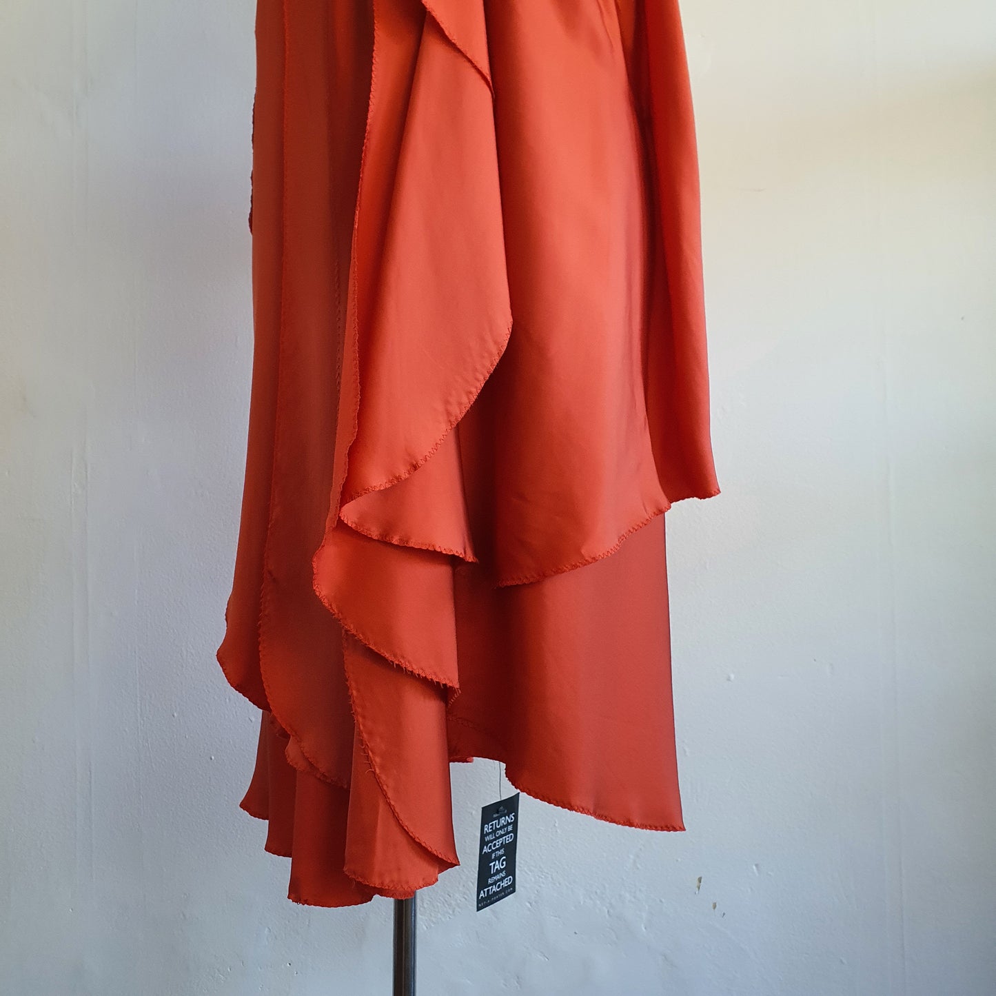 Bottega Veneta Crimson Silk Dress (10)
