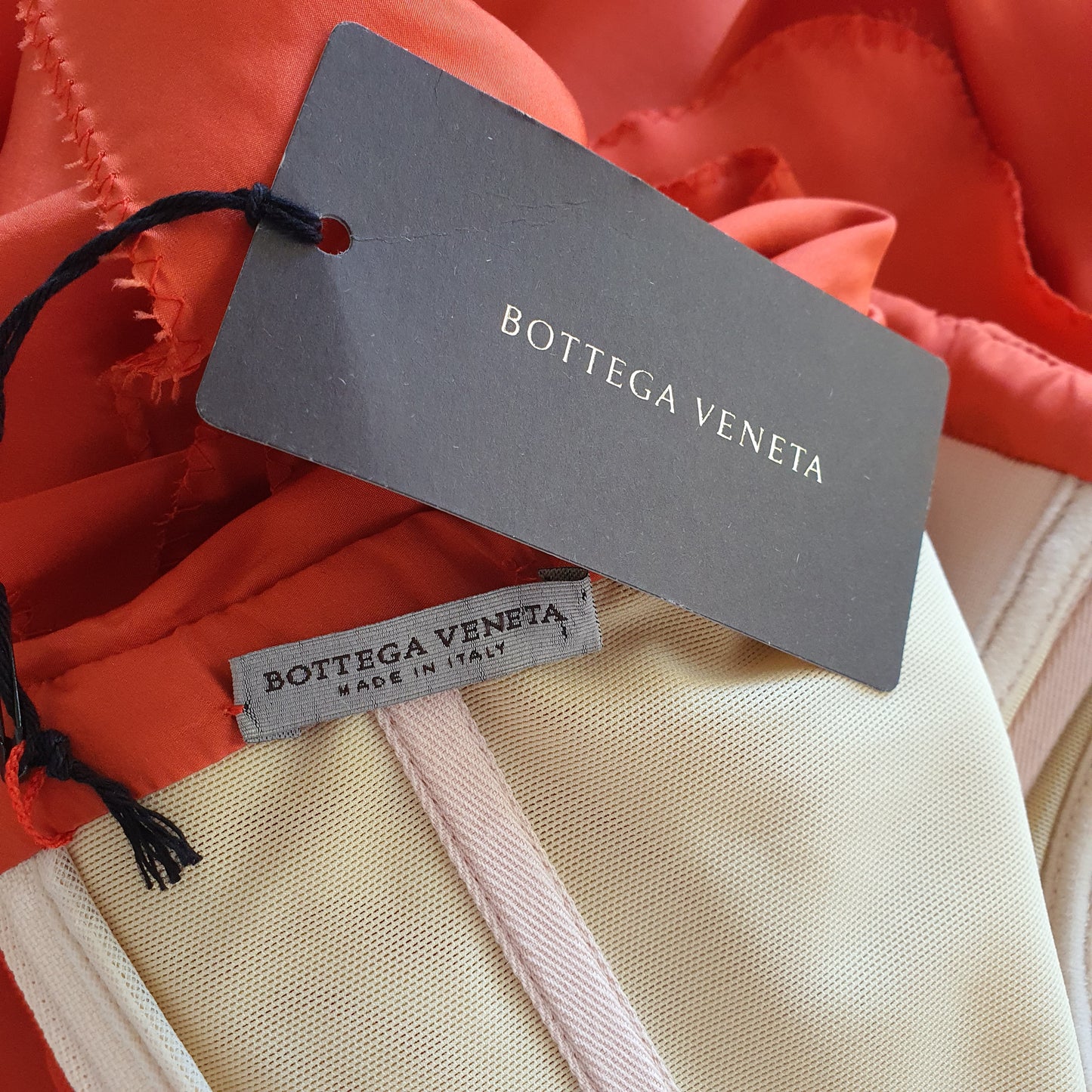 Bottega Veneta Crimson Silk Dress (10)