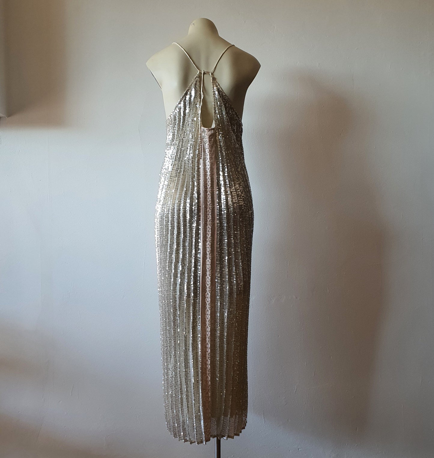 Flannel Coco Cami Tie Silver Tie Dress (12)