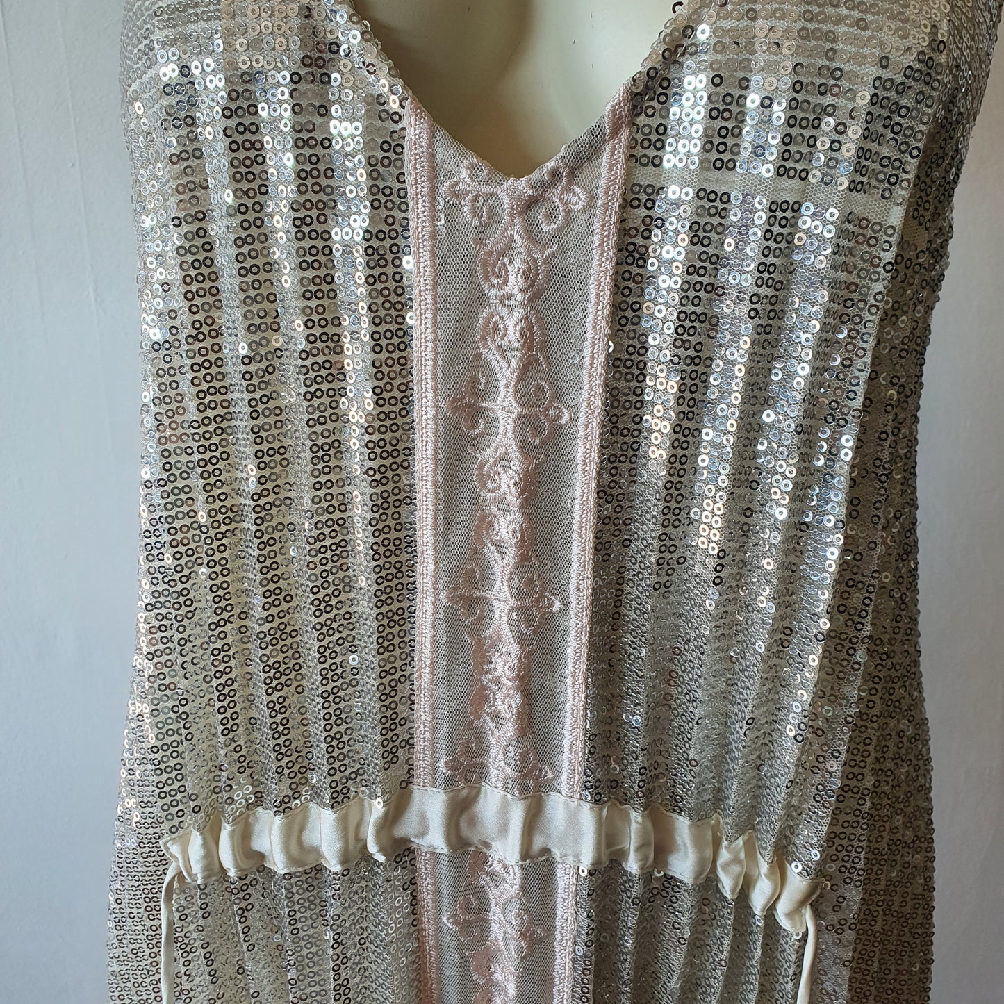 Flannel Coco Cami Tie Silver Tie Dress (12)