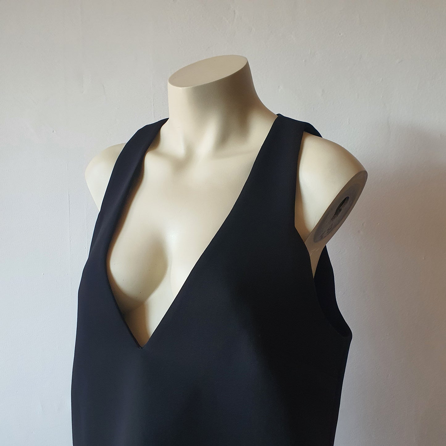 Ellery Black Shift Crepe Dress (12)