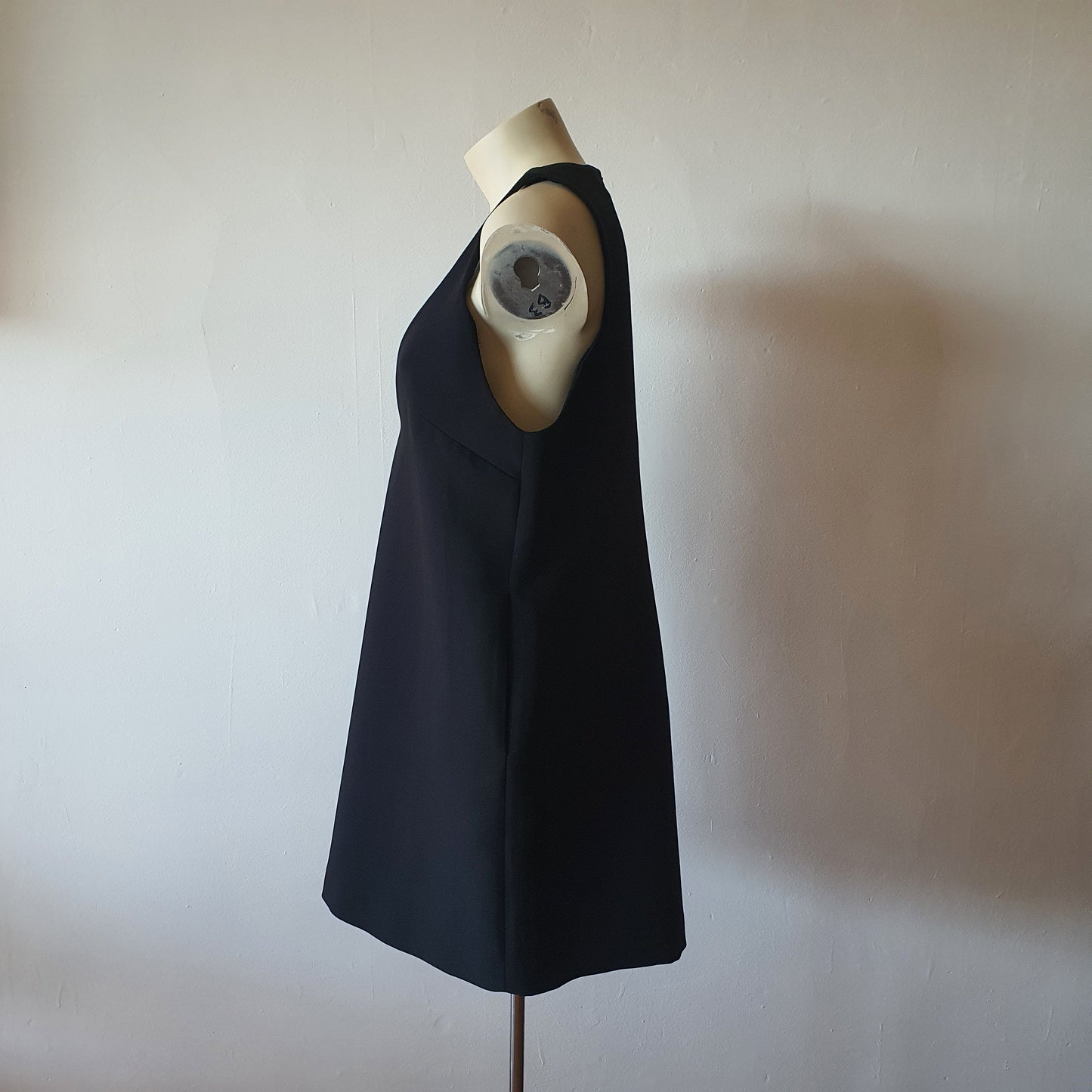 Ellery Black Shift Crepe Dress (12)