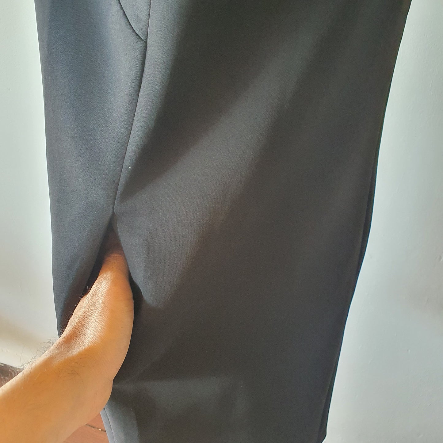 Ellery Black Shift Crepe Dress (12)