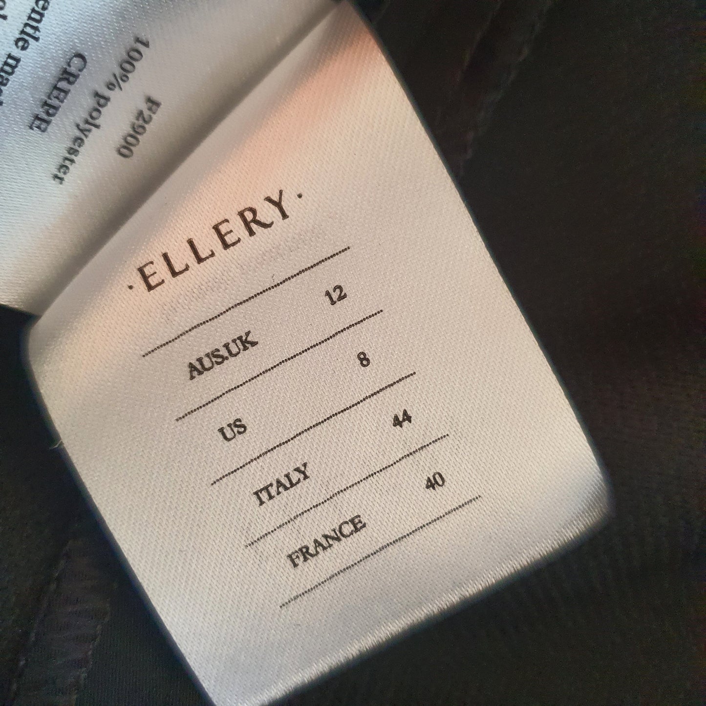 Ellery Black Shift Crepe Dress (12)