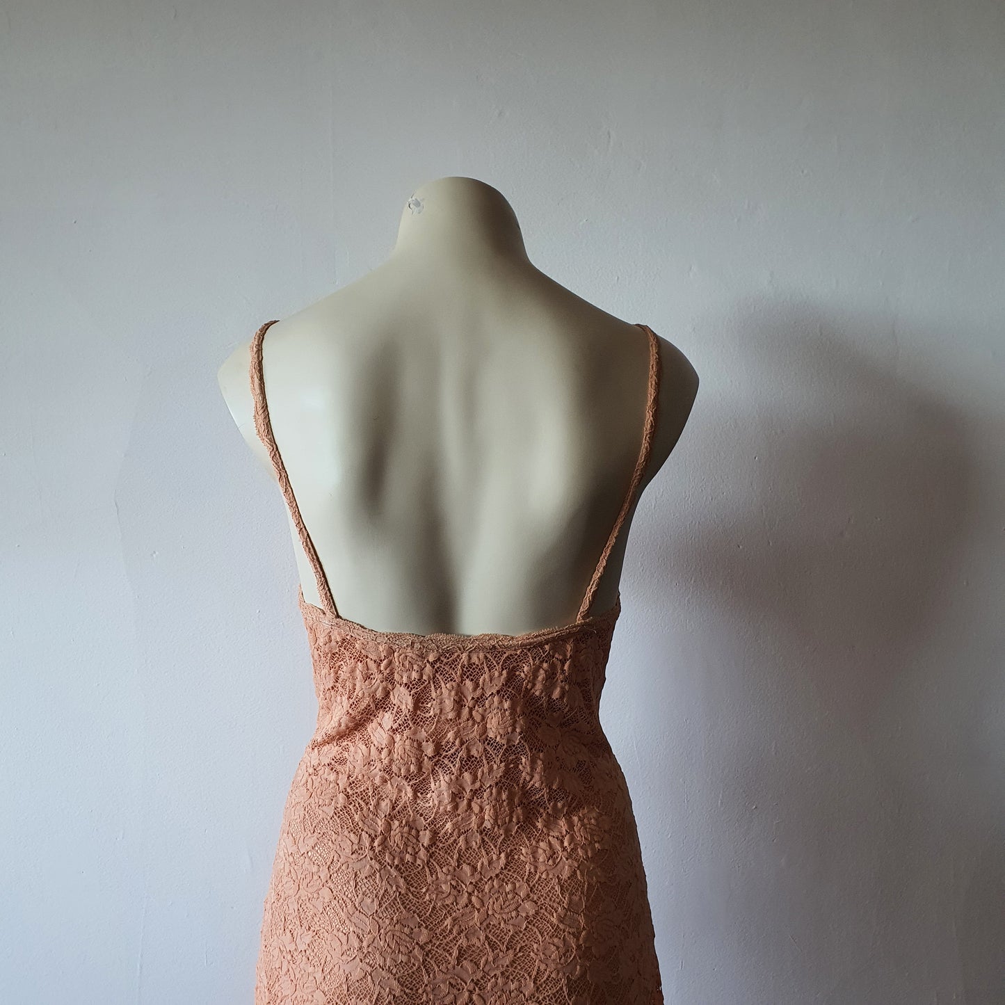 Vintage Tonal Lace Up Corset Dress (8)