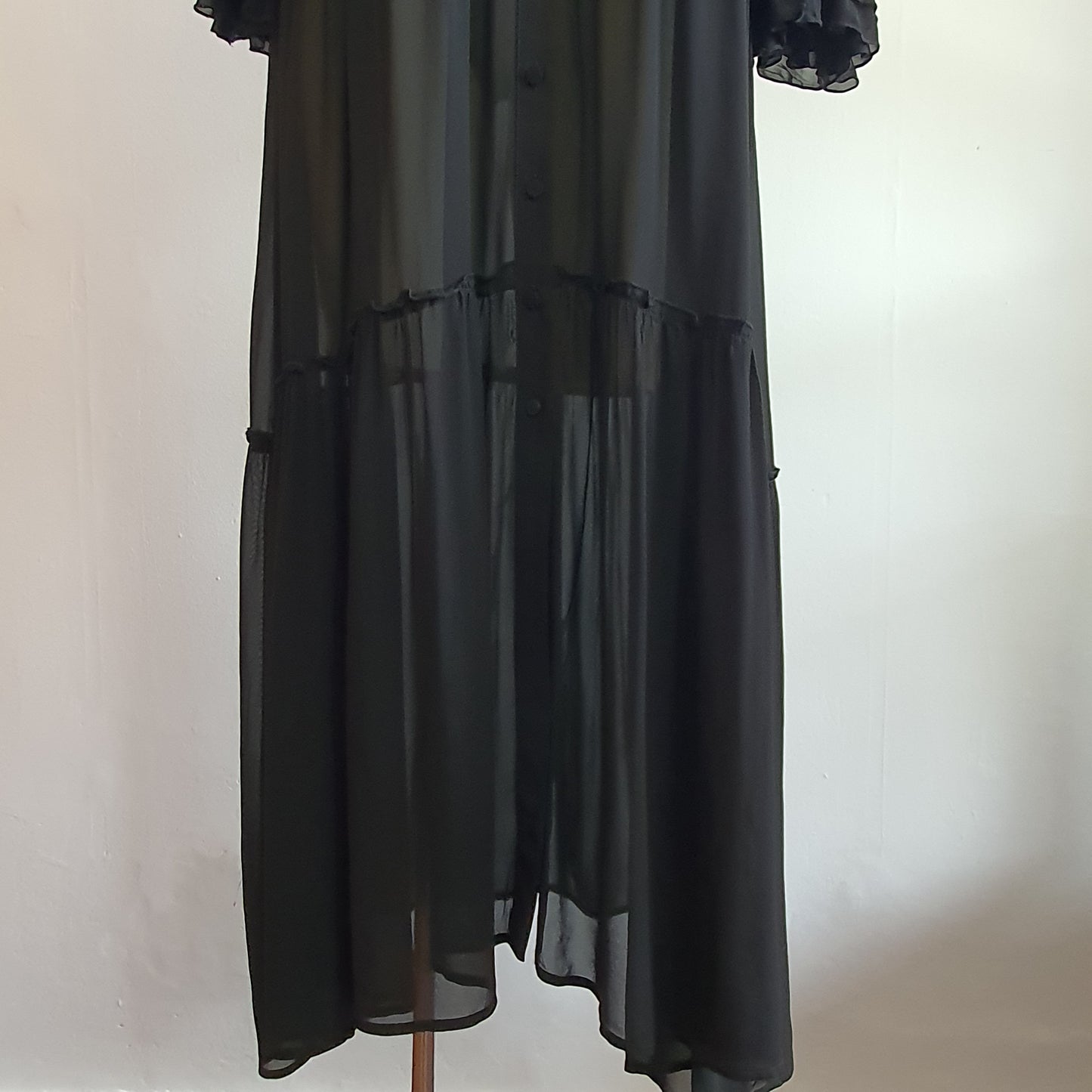 Trelise Cooper Black Ruffle Dress (18)