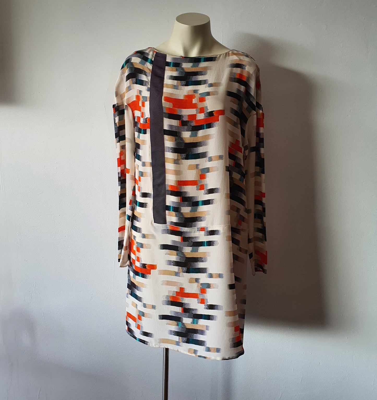 Cacharel Silk Abstract Print Dress (12)