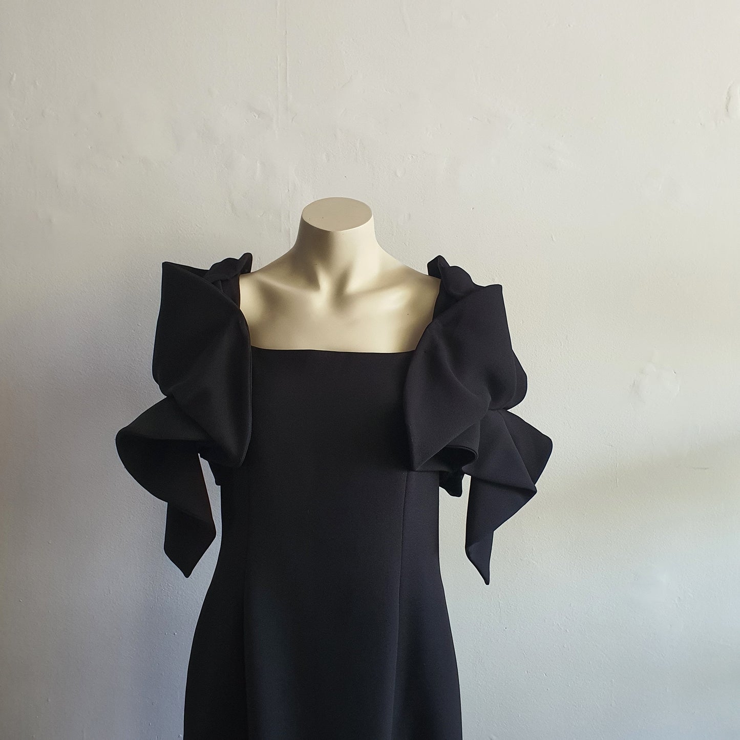 Badgley Mischka Black Origami Dress (12)