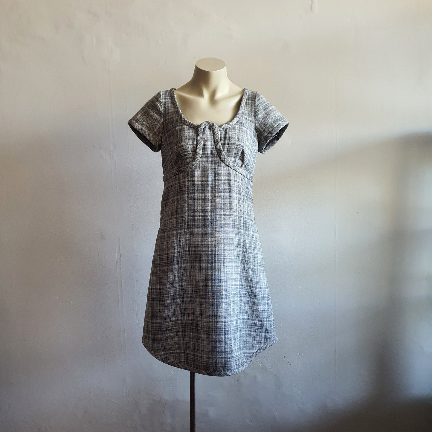 Marc Jacobs Bustier Wool Check Dress (8)