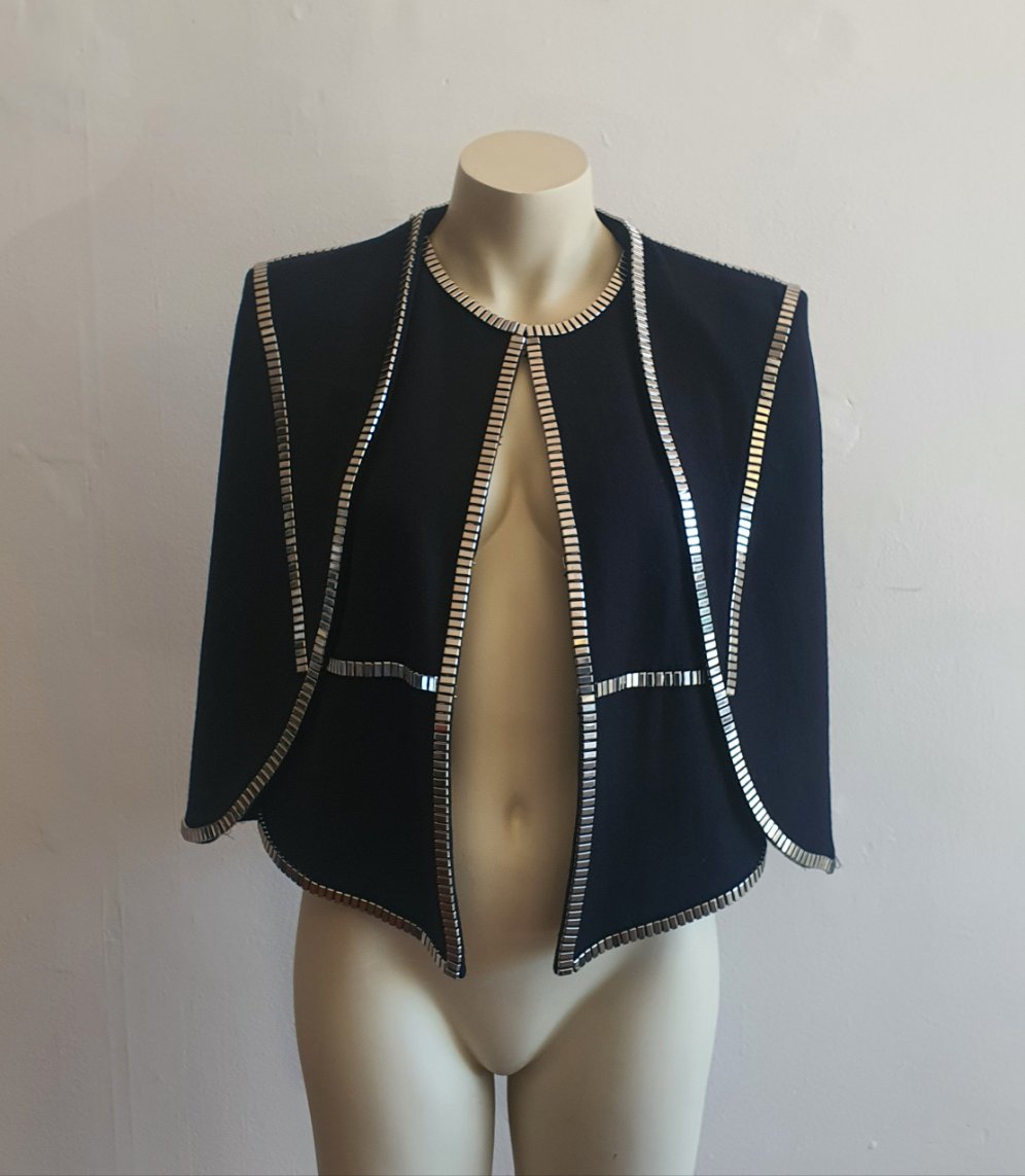 Sass & Bide Iron Chain Capelet (8)