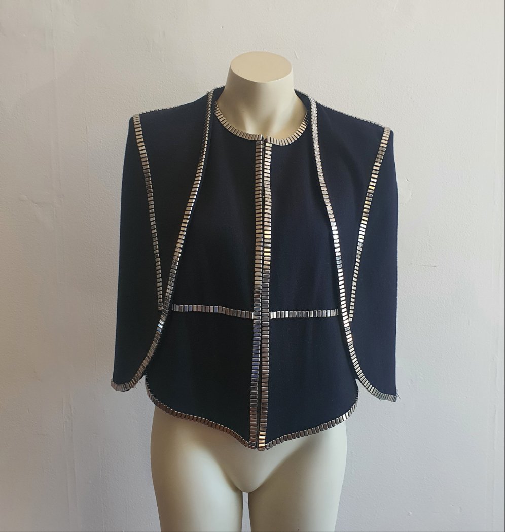 Sass & Bide Iron Chain Capelet (8)