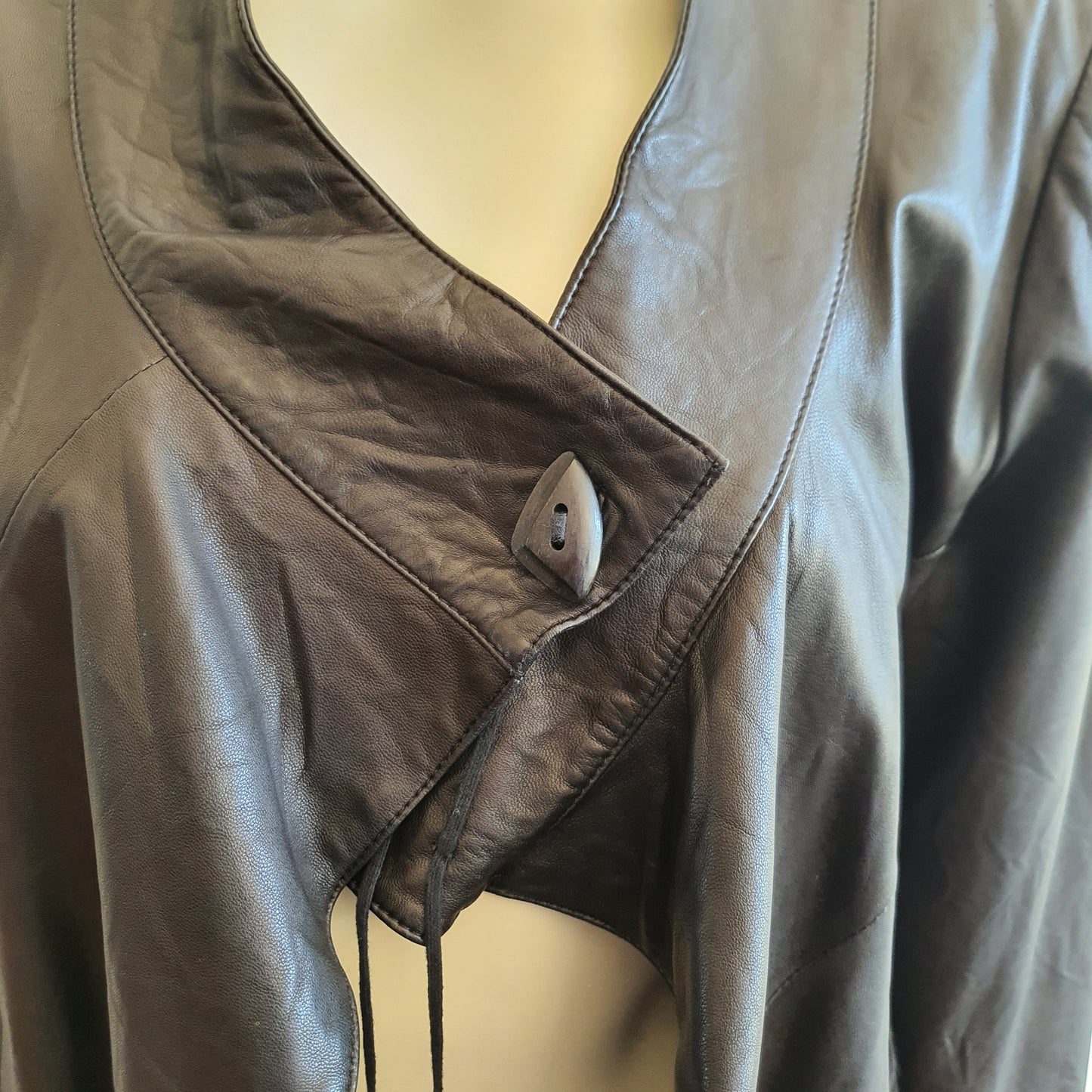 Claude Maus Drape Leather Jacket (10)