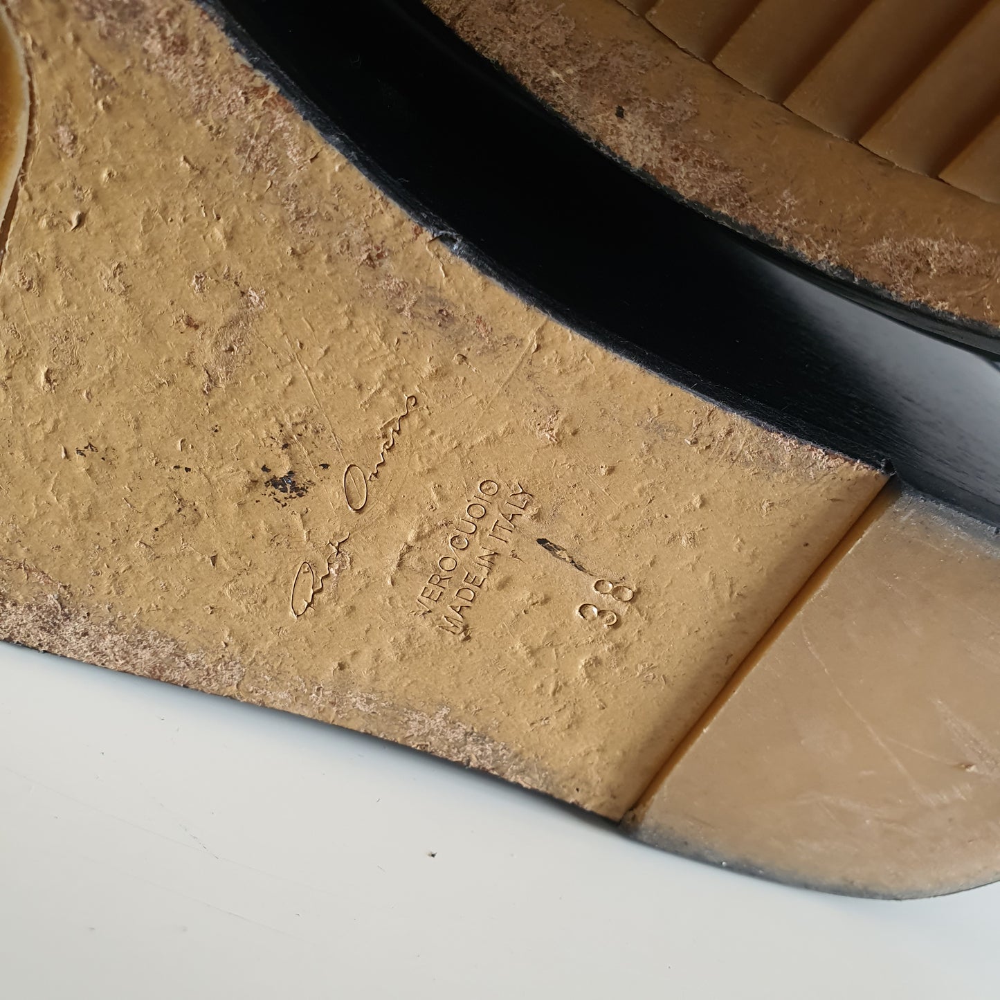 RICK OWENS Wooden Platform Ankle Boots (EU38 / UK5 / AU8)
